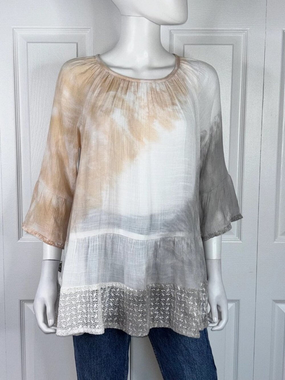 PINK PINEAPPLE women's blouse medium